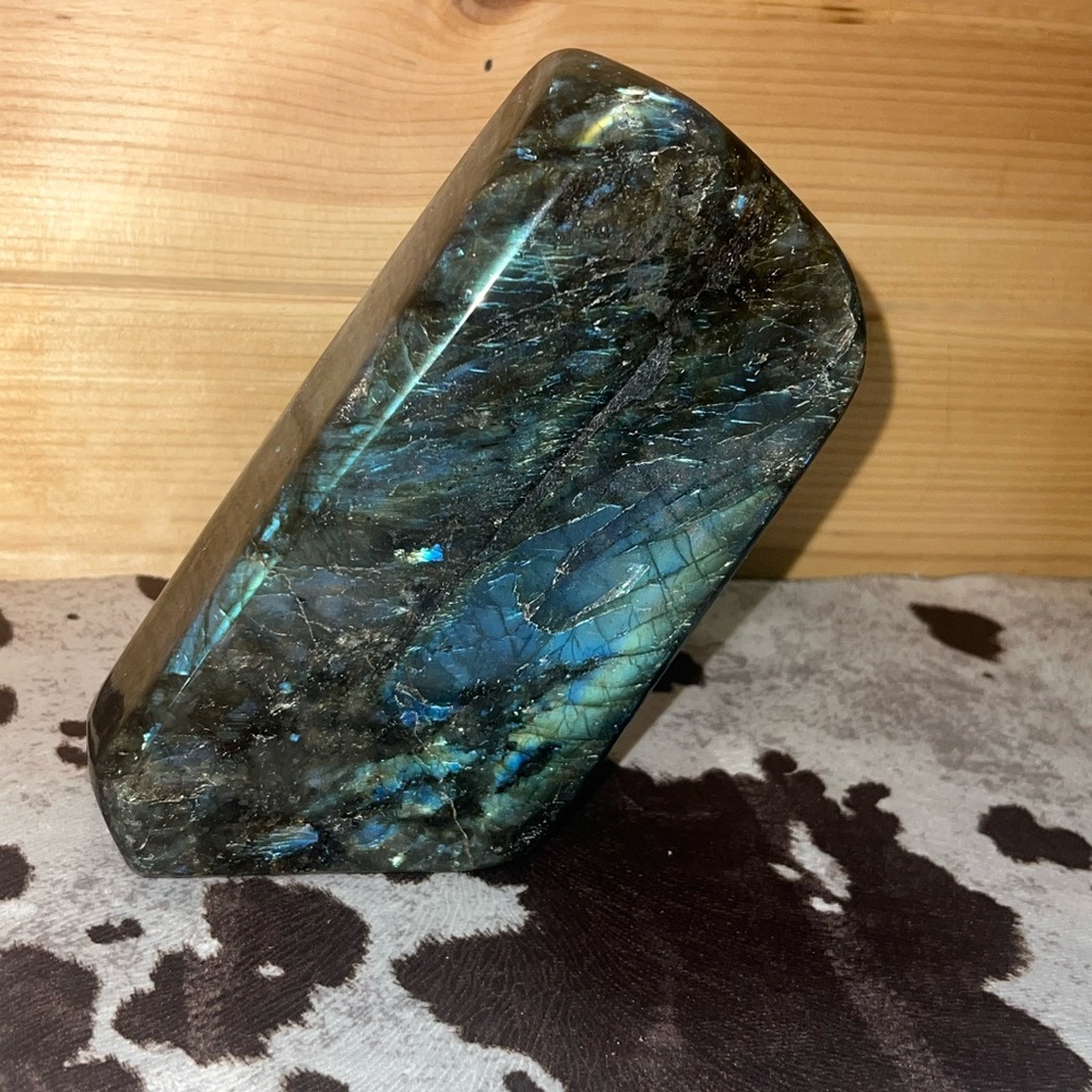 Labradorite Free Form with Rainbow Flash